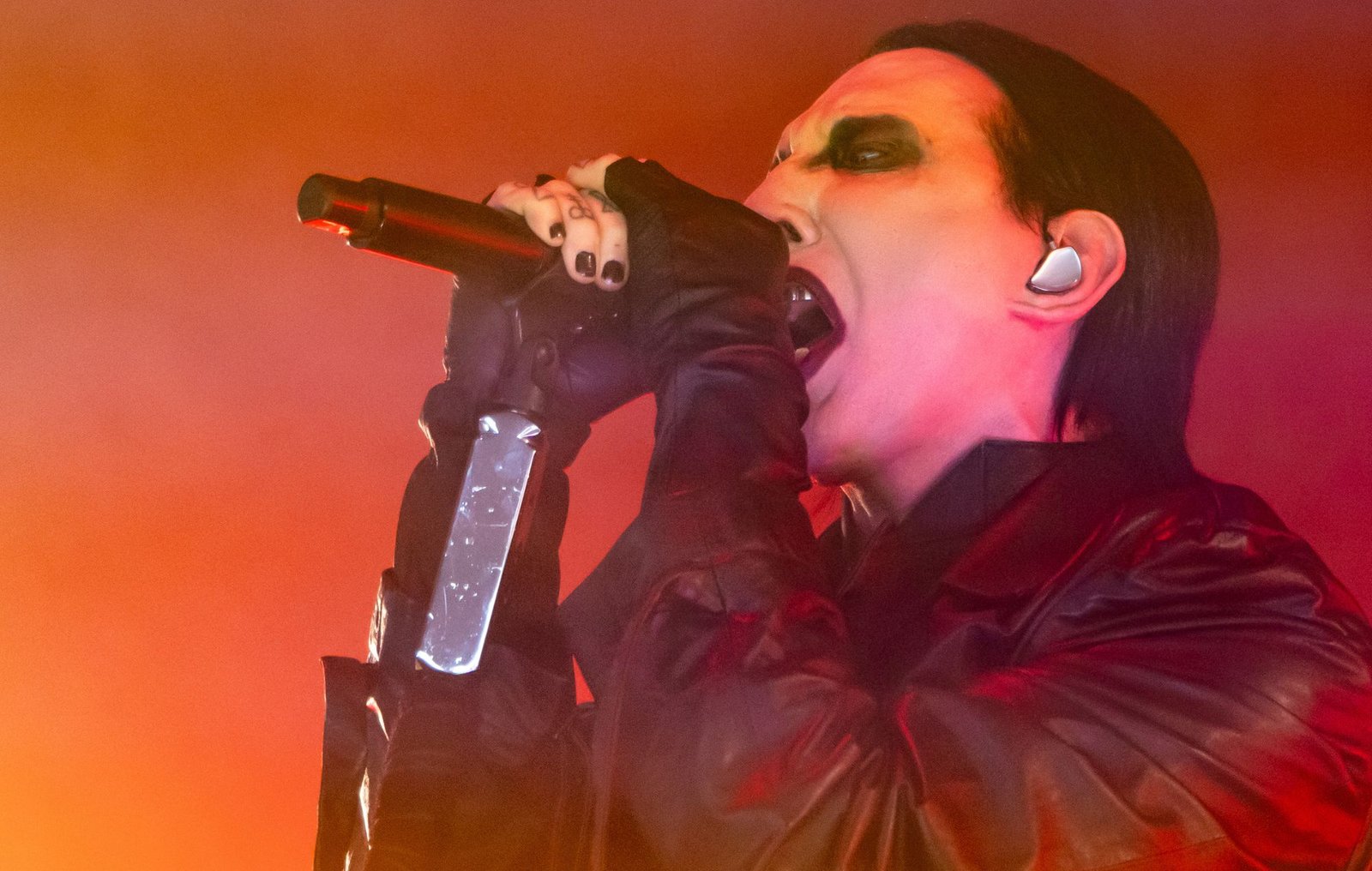 Marilyn Manson performs in 2024